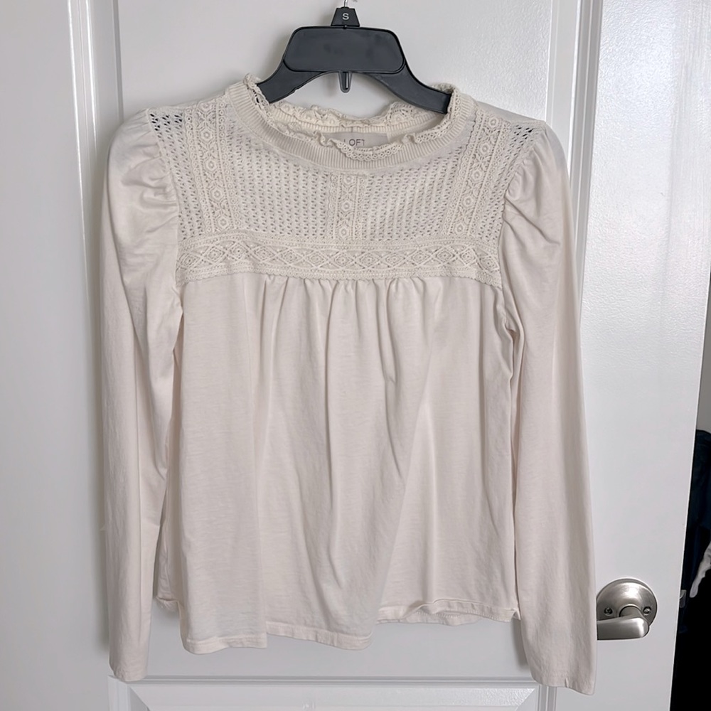 Lace Collar Blouse